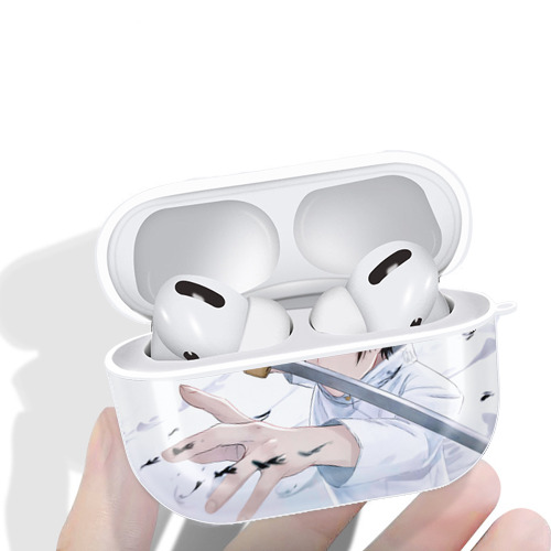 呪術廻戦 Jujutsu Kaisen 【AirPods Pro用】ハードシェル保護ケース 耐衝撃・防指紋・カラビナ付き商品仕様