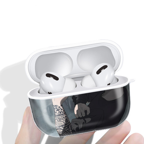 呪術廻戦 Jujutsu Kaisen 【AirPods Pro用】ハードシェル保護ケース 耐衝撃・防指紋・カラビナ付き商品仕様