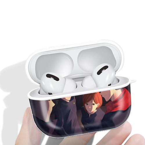 呪術廻戦 Jujutsu Kaisen 【AirPods Pro用】ハードシェル保護ケース 耐衝撃・防指紋・カラビナ付き商品仕様