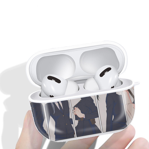 呪術廻戦 Jujutsu Kaisen 【AirPods Pro用】ハードシェル保護ケース 耐衝撃・防指紋・カラビナ付き商品仕様