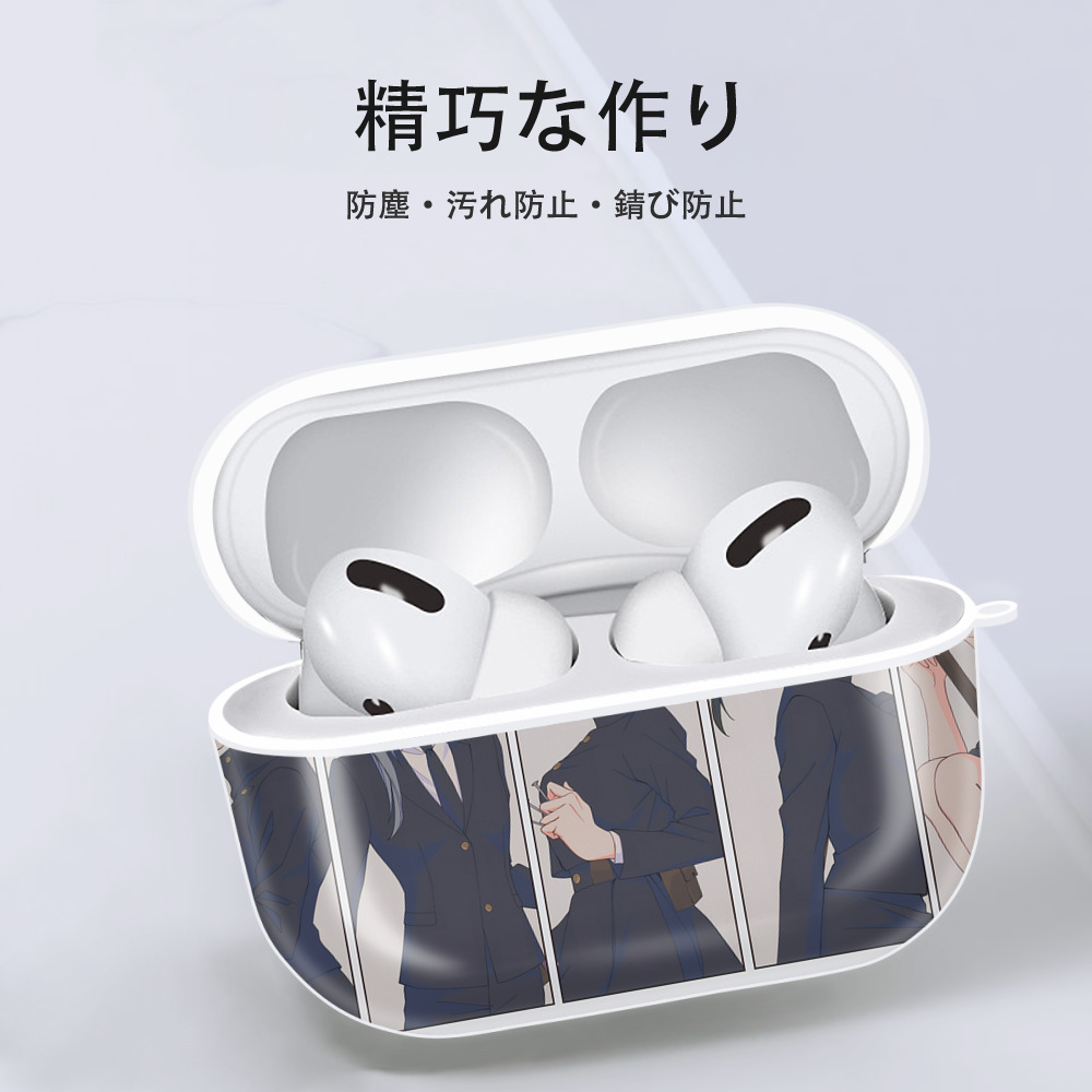 呪術廻戦 Jujutsu Kaisen 【AirPods Pro用】ハードシェル保護ケース 耐衝撃・防指紋・カラビナ付き商品仕様