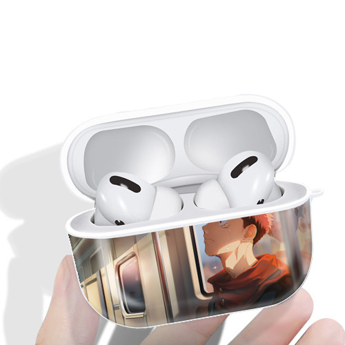 呪術廻戦 Jujutsu Kaisen 【AirPods Pro用】ハードシェル保護ケース 耐衝撃・防指紋・カラビナ付き商品仕様