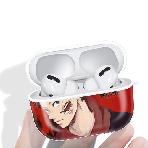 呪術廻戦 Jujutsu Kaisen 【AirPods Pro用】ハードシェル保護ケース 耐衝撃・防指紋・カラビナ付き商品仕様