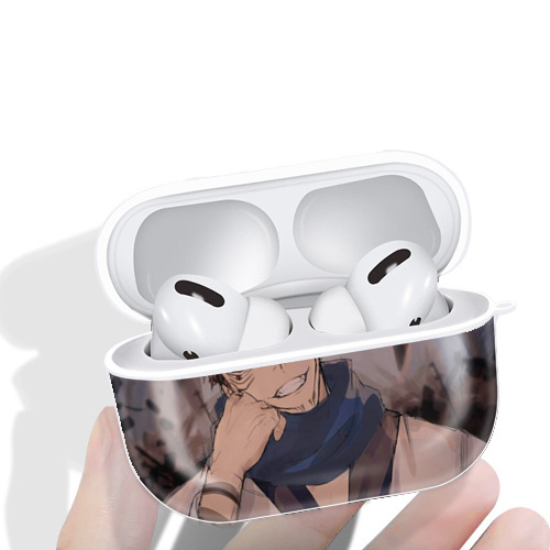 呪術廻戦 Jujutsu Kaisen 【AirPods Pro用】ハードシェル保護ケース 耐衝撃・防指紋・カラビナ付き商品仕様
