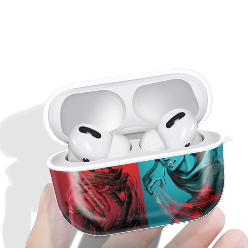呪術廻戦 Jujutsu Kaisen 【AirPods Pro用】ハードシェル保護ケース 耐衝撃・防指紋・カラビナ付き商品仕様