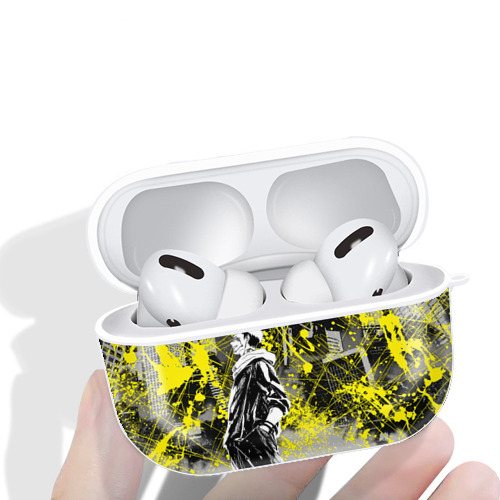 呪術廻戦 Jujutsu Kaisen 【AirPods Pro用】ハードシェル保護ケース 耐衝撃・防指紋・カラビナ付き商品仕様