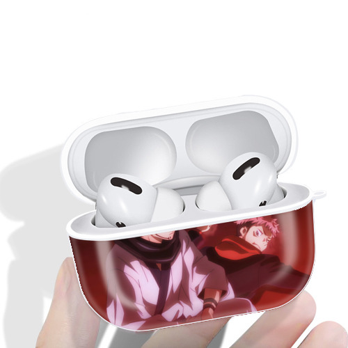 呪術廻戦 Jujutsu Kaisen 【AirPods Pro用】ハードシェル保護ケース 耐衝撃・防指紋・カラビナ付き商品仕様