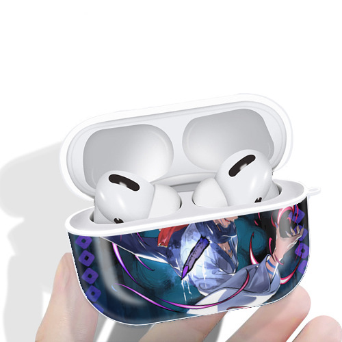 呪術廻戦 Jujutsu Kaisen 【AirPods Pro用】ハードシェル保護ケース 耐衝撃・防指紋・カラビナ付き商品仕様