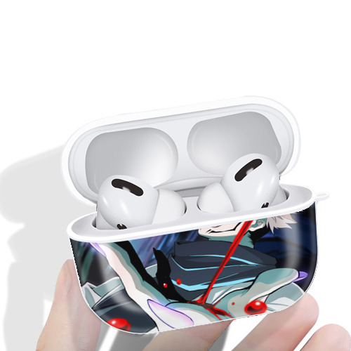 呪術廻戦 Jujutsu Kaisen 【AirPods Pro用】ハードシェル保護ケース 耐衝撃・防指紋・カラビナ付き商品仕様