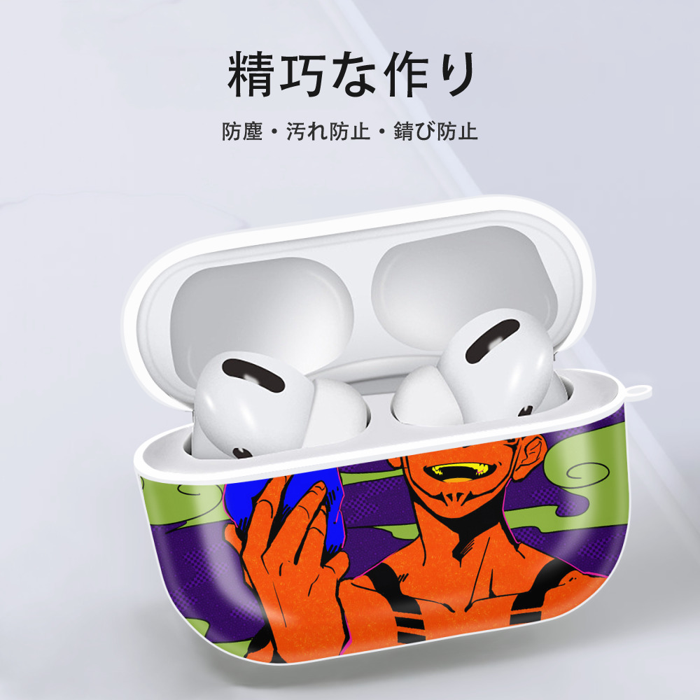 呪術廻戦 Jujutsu Kaisen 【AirPods Pro用】ハードシェル保護ケース 耐衝撃・防指紋・カラビナ付き商品仕様