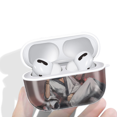 呪術廻戦 Jujutsu Kaisen 【AirPods Pro用】ハードシェル保護ケース 耐衝撃・防指紋・カラビナ付き商品仕様