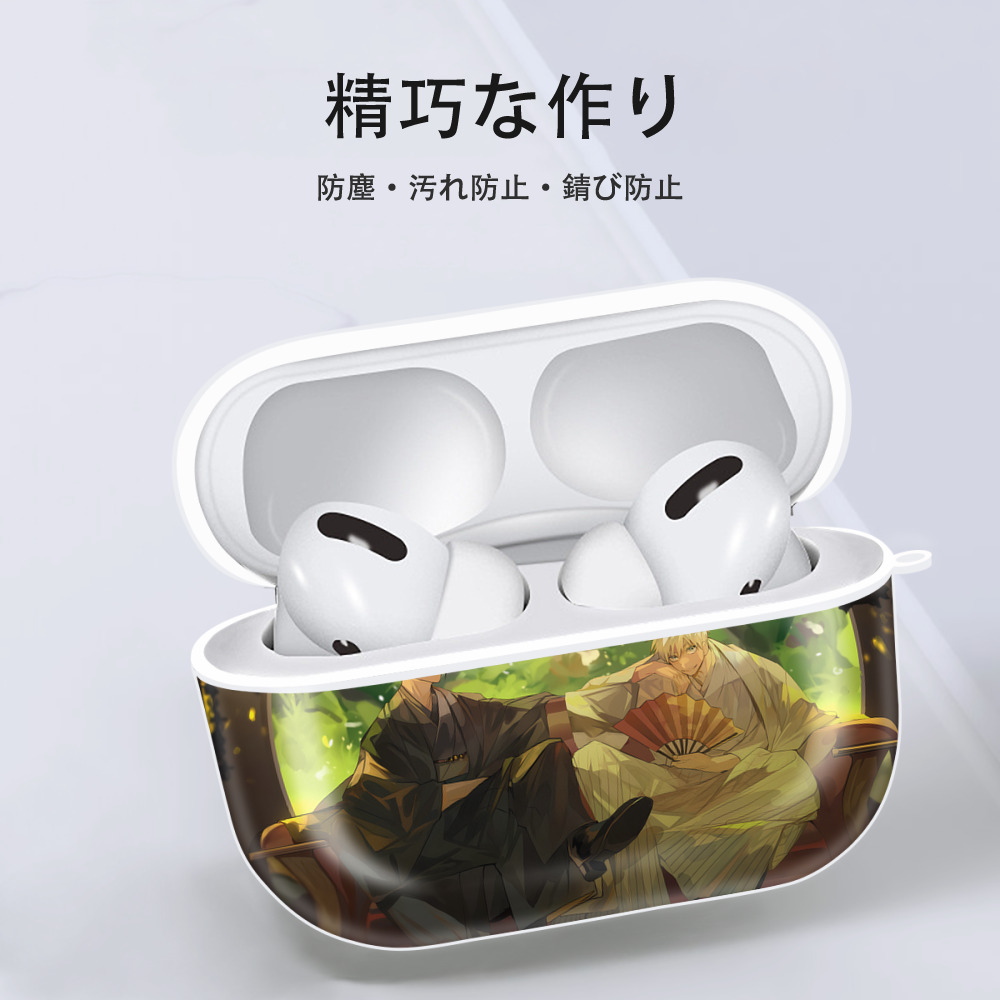 呪術廻戦 Jujutsu Kaisen 【AirPods Pro用】ハードシェル保護ケース 耐衝撃・防指紋・カラビナ付き商品仕様