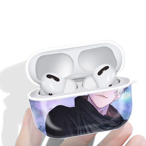 呪術廻戦 Jujutsu Kaisen 【AirPods Pro用】ハードシェル保護ケース 耐衝撃・防指紋・カラビナ付き商品仕様