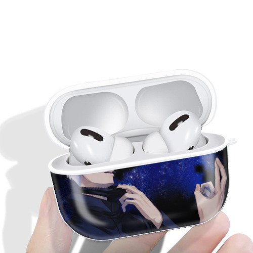呪術廻戦 Jujutsu Kaisen 【AirPods Pro用】ハードシェル保護ケース 耐衝撃・防指紋・カラビナ付き商品仕様