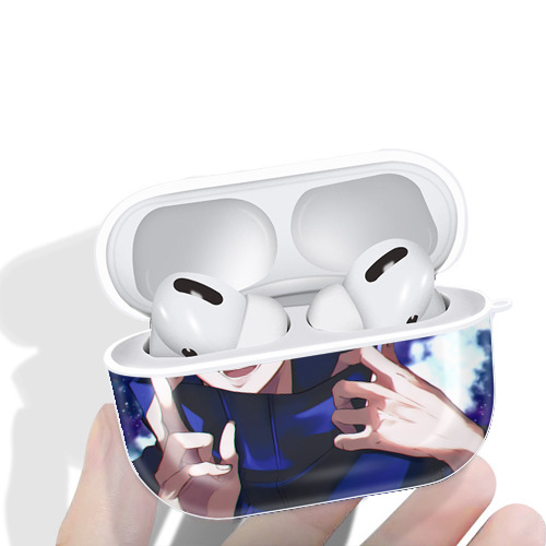 呪術廻戦 Jujutsu Kaisen 【AirPods Pro用】ハードシェル保護ケース 耐衝撃・防指紋・カラビナ付き商品仕様