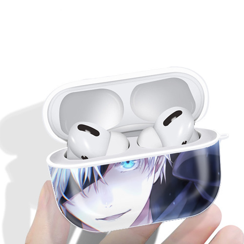 呪術廻戦 Jujutsu Kaisen 【AirPods Pro用】ハードシェル保護ケース 耐衝撃・防指紋・カラビナ付き商品仕様
