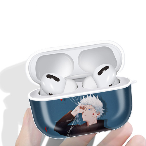 呪術廻戦 Jujutsu Kaisen 【AirPods Pro用】ハードシェル保護ケース 耐衝撃・防指紋・カラビナ付き商品仕様