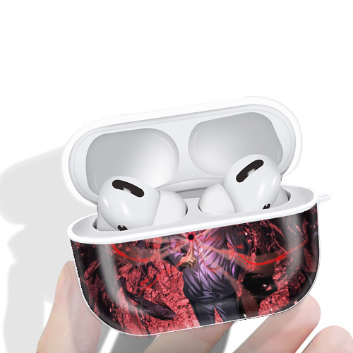 呪術廻戦 Jujutsu Kaisen 【AirPods Pro用】ハードシェル保護ケース 耐衝撃・防指紋・カラビナ付き商品仕様