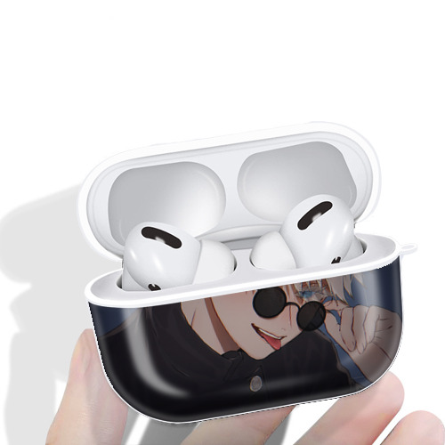 呪術廻戦 Jujutsu Kaisen 【AirPods Pro用】ハードシェル保護ケース 耐衝撃・防指紋・カラビナ付き商品仕様
