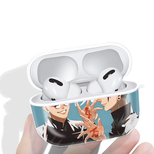 呪術廻戦 Jujutsu Kaisen 【AirPods Pro用】ハードシェル保護ケース 耐衝撃・防指紋・カラビナ付き商品仕様