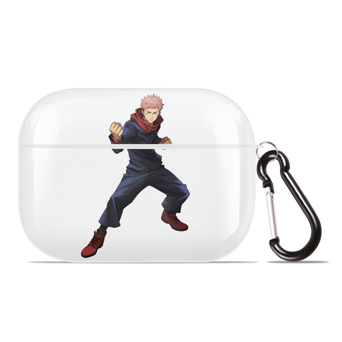 （画像用） 呪術廻戦 Jujutsu Kaisen 【AirPods Pro用】ハードシェル保護ケース 耐衝撃・防指紋・カラビナ付き商品仕様