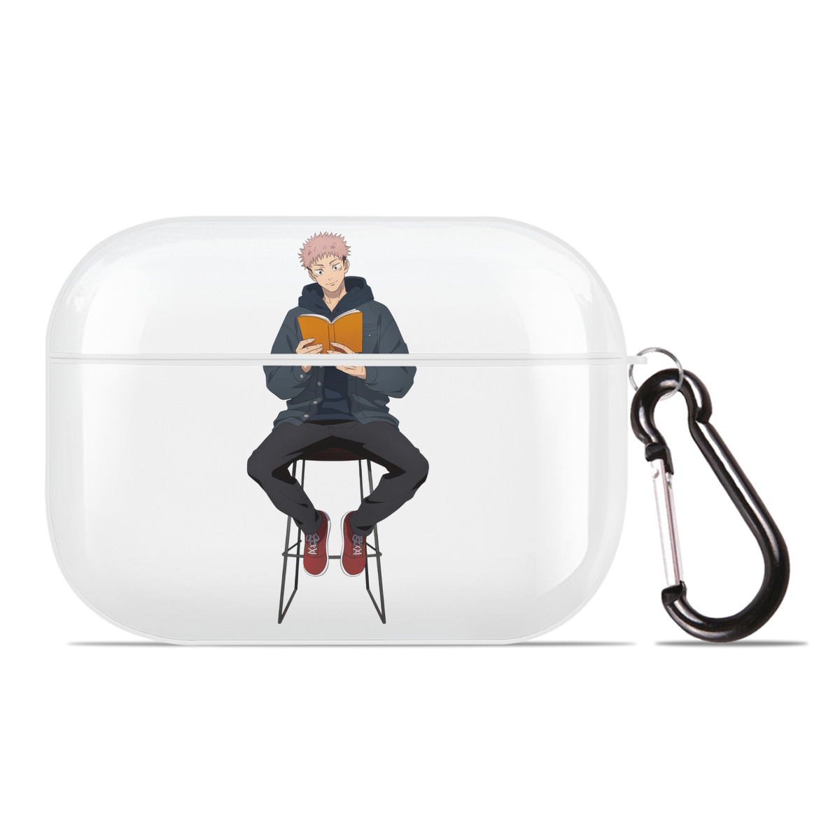 （画像用） 呪術廻戦 Jujutsu Kaisen 【AirPods Pro用】ハードシェル保護ケース 耐衝撃・防指紋・カラビナ付き商品仕様