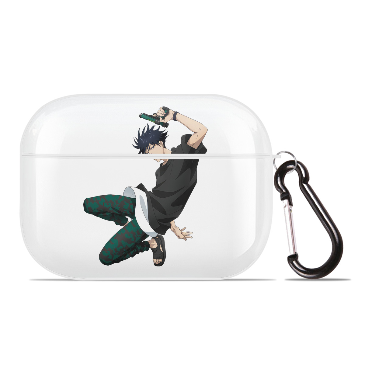 （画像用） 呪術廻戦 Jujutsu Kaisen 【AirPods Pro用】ハードシェル保護ケース 耐衝撃・防指紋・カラビナ付き商品仕様