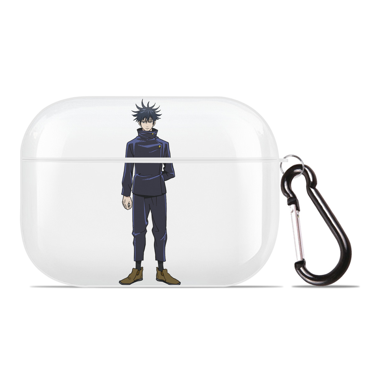 （画像用） 呪術廻戦 Jujutsu Kaisen 【AirPods Pro用】ハードシェル保護ケース 耐衝撃・防指紋・カラビナ付き商品仕様