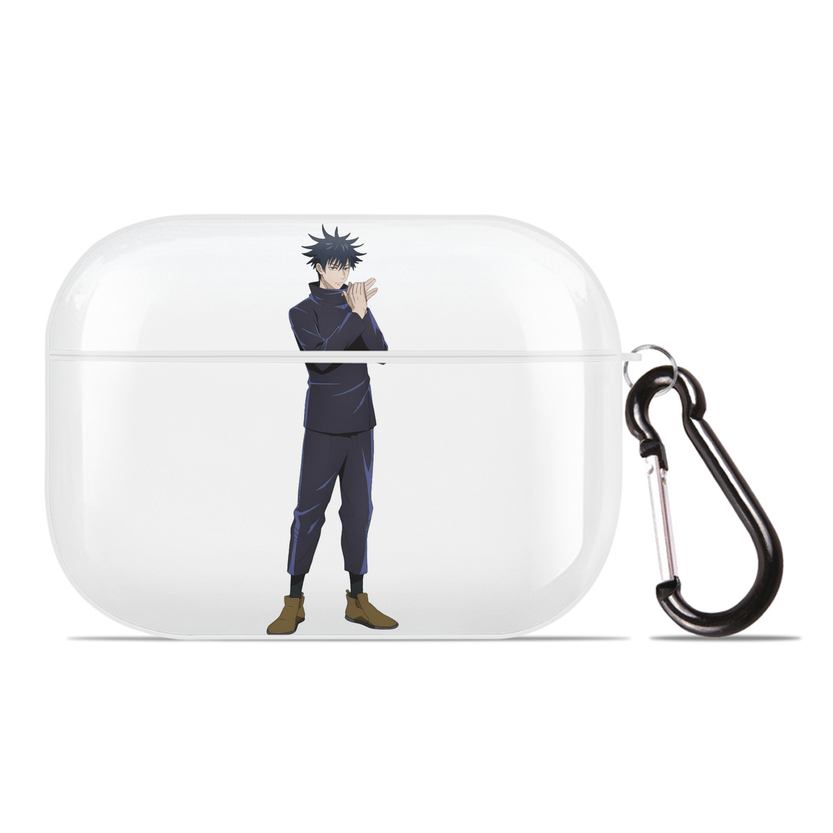 （画像用） 呪術廻戦 Jujutsu Kaisen 【AirPods Pro用】ハードシェル保護ケース 耐衝撃・防指紋・カラビナ付き商品仕様