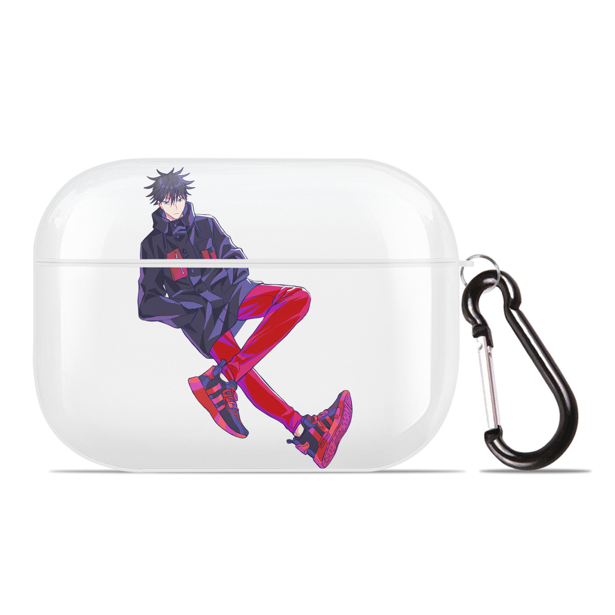 （画像用） 呪術廻戦 Jujutsu Kaisen 【AirPods Pro用】ハードシェル保護ケース 耐衝撃・防指紋・カラビナ付き商品仕様