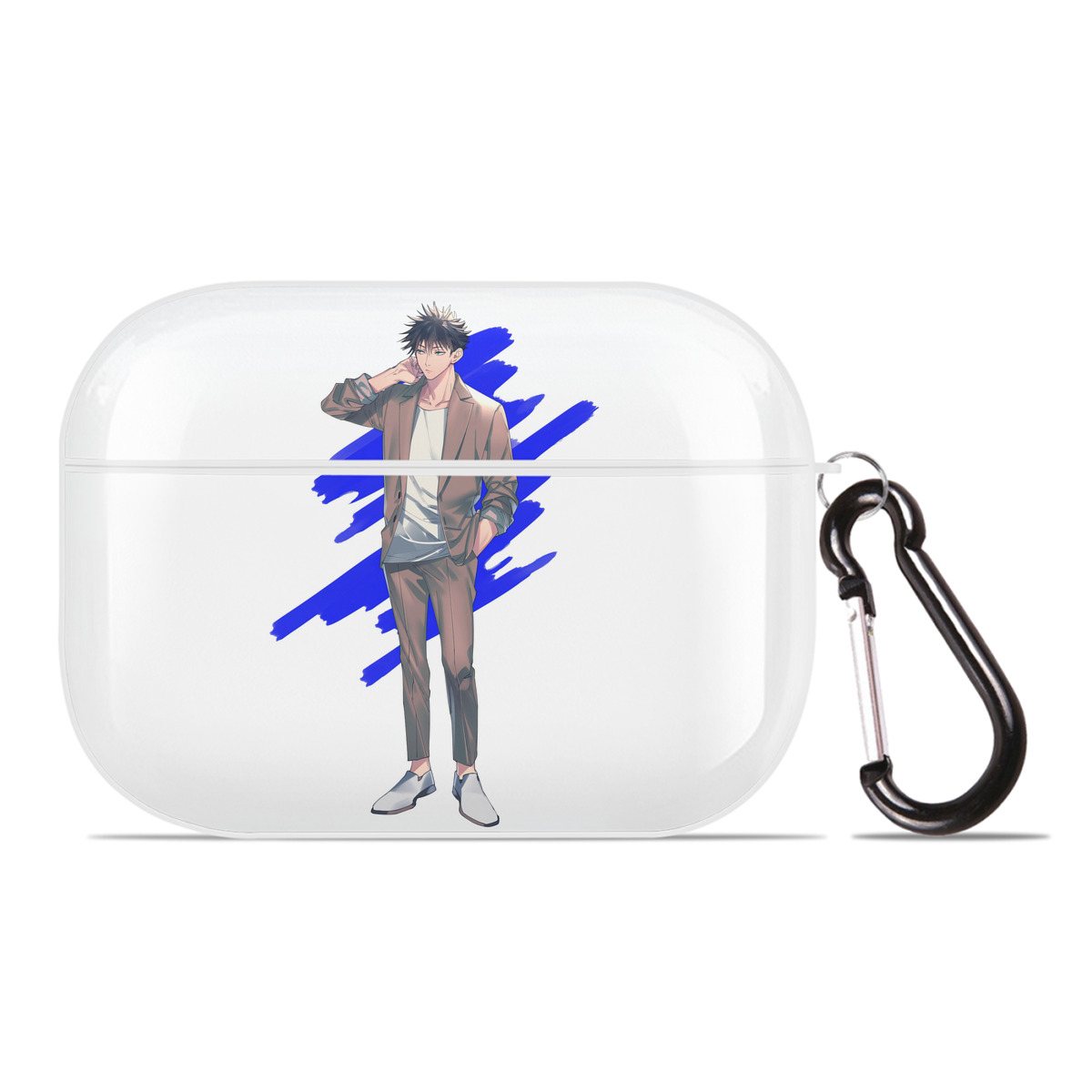 （画像用） 呪術廻戦 Jujutsu Kaisen 【AirPods Pro用】ハードシェル保護ケース 耐衝撃・防指紋・カラビナ付き商品仕様
