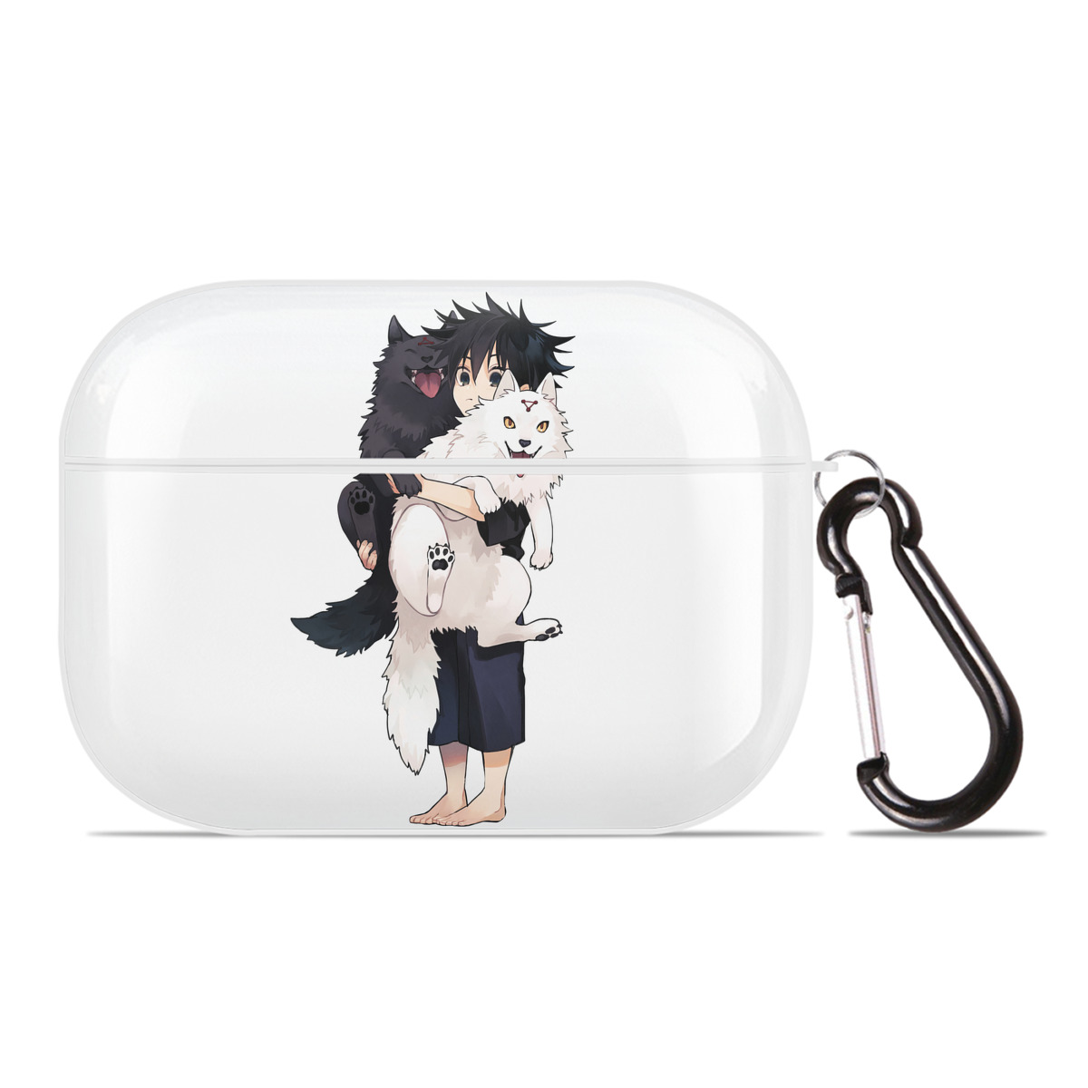 （画像用） 呪術廻戦 Jujutsu Kaisen 【AirPods Pro用】ハードシェル保護ケース 耐衝撃・防指紋・カラビナ付き商品仕様