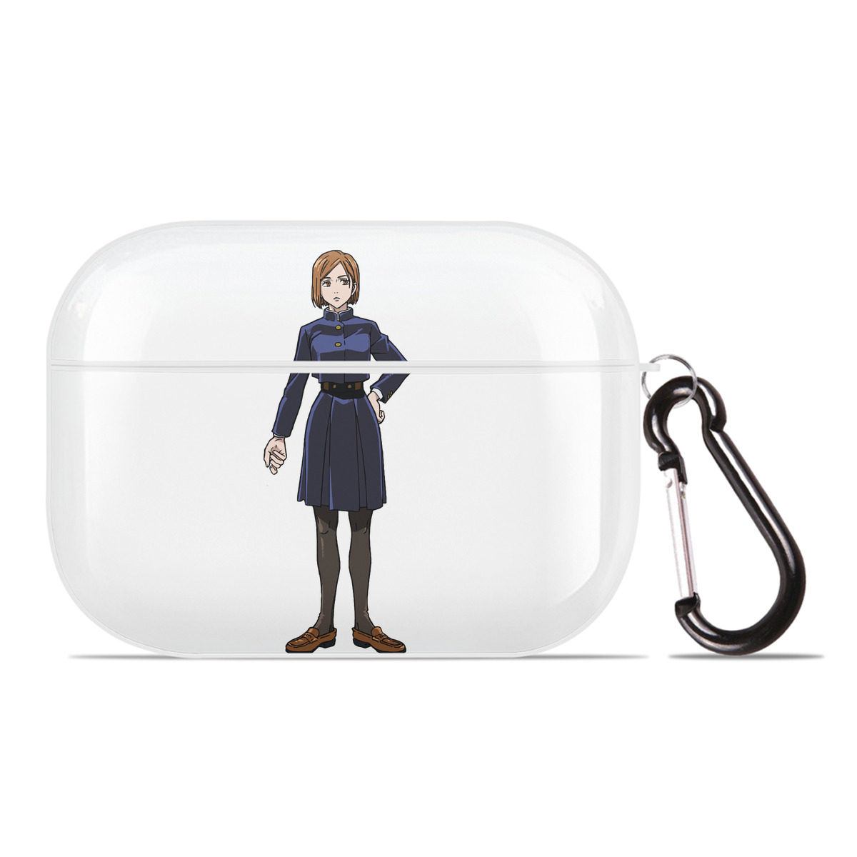 （画像用） 呪術廻戦 Jujutsu Kaisen 【AirPods Pro用】ハードシェル保護ケース 耐衝撃・防指紋・カラビナ付き商品仕様