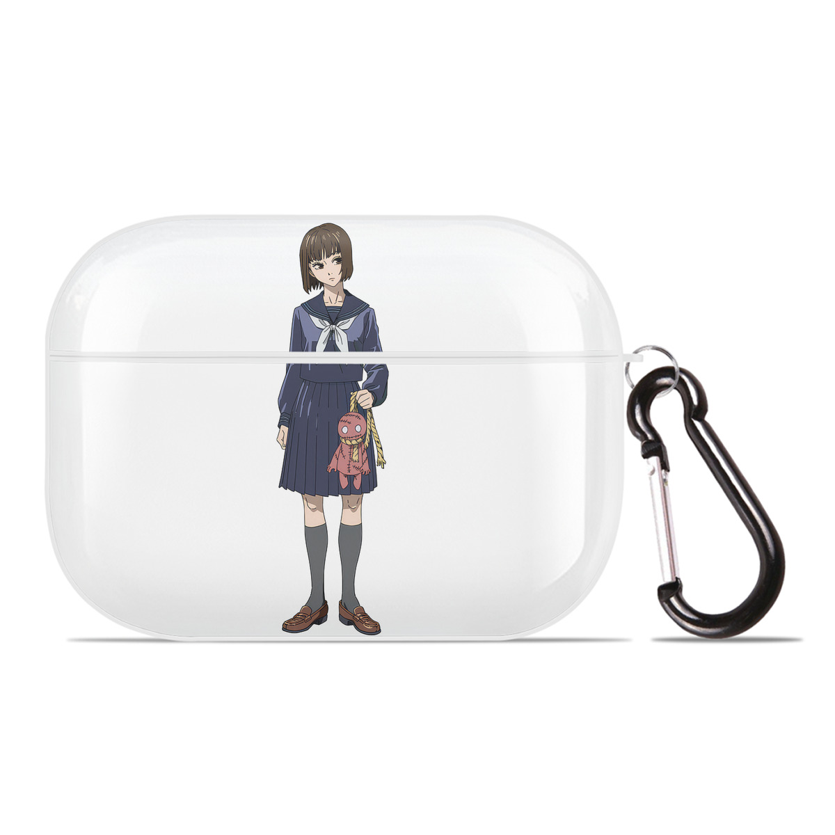 （画像用） 呪術廻戦 Jujutsu Kaisen 【AirPods Pro用】ハードシェル保護ケース 耐衝撃・防指紋・カラビナ付き商品仕様