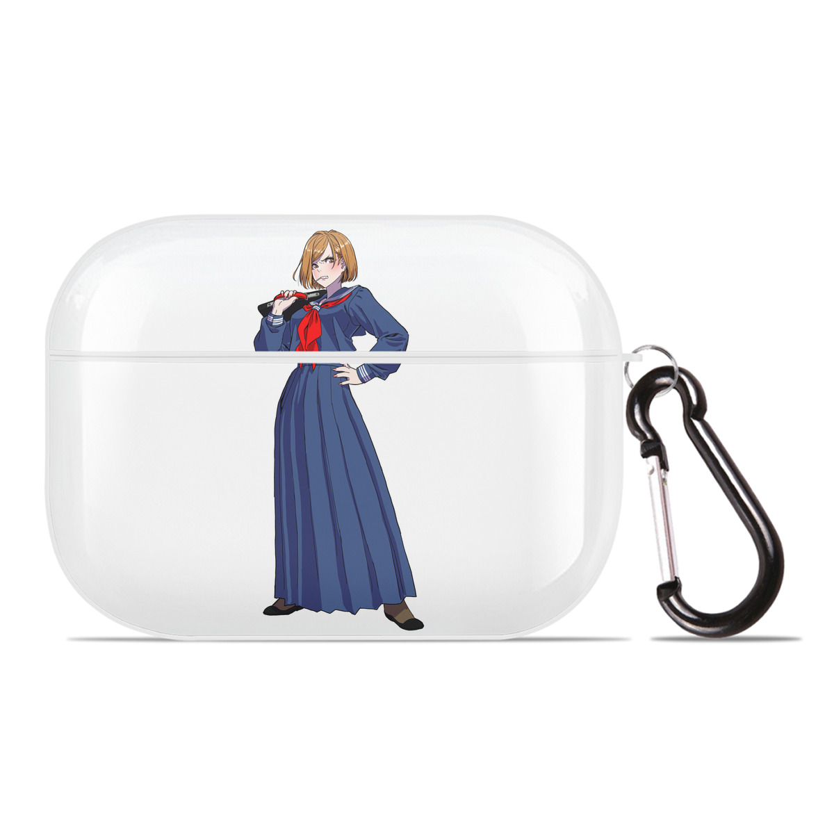 （画像用） 呪術廻戦 Jujutsu Kaisen 【AirPods Pro用】ハードシェル保護ケース 耐衝撃・防指紋・カラビナ付き商品仕様
