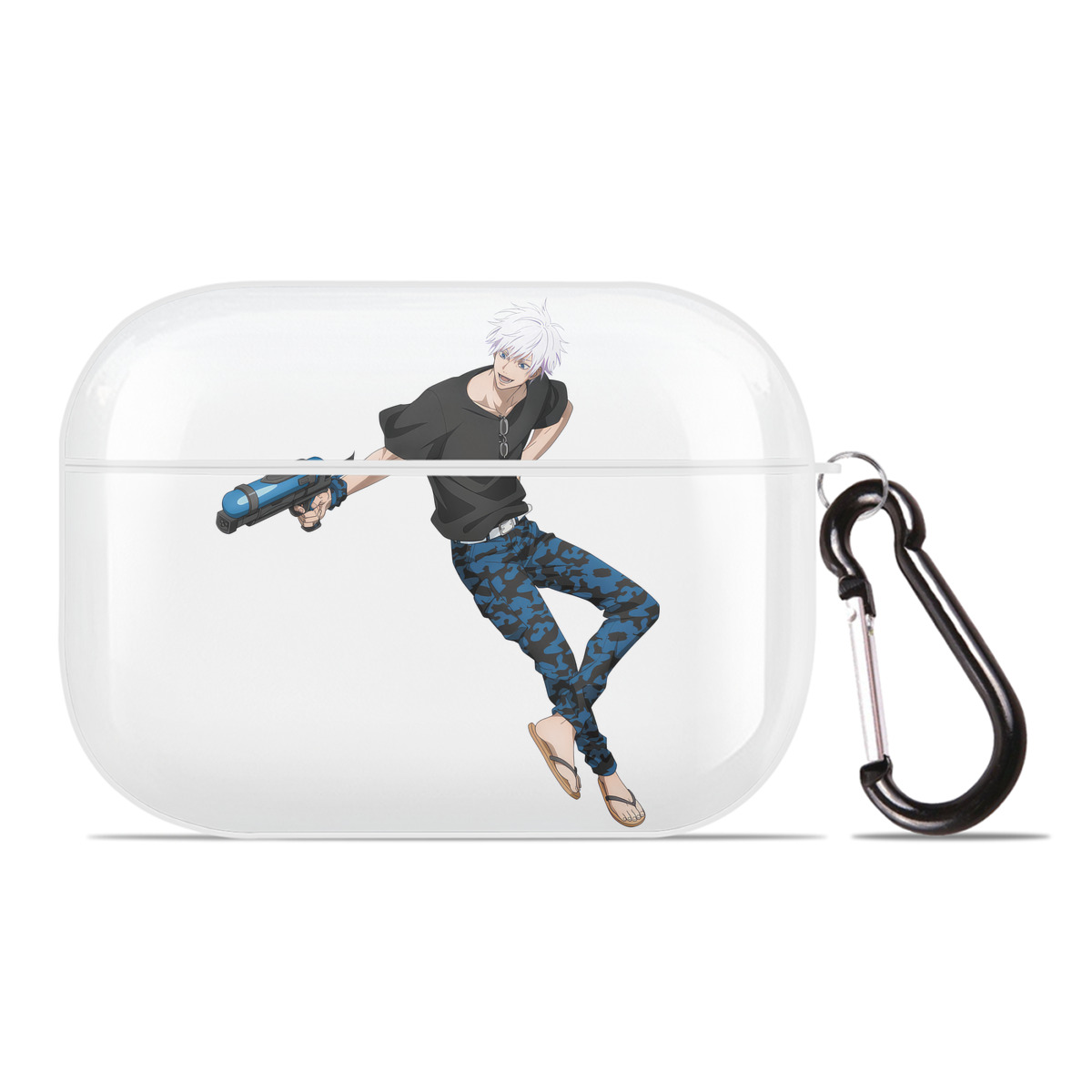 （画像用） 呪術廻戦 Jujutsu Kaisen 【AirPods Pro用】ハードシェル保護ケース 耐衝撃・防指紋・カラビナ付き商品仕様