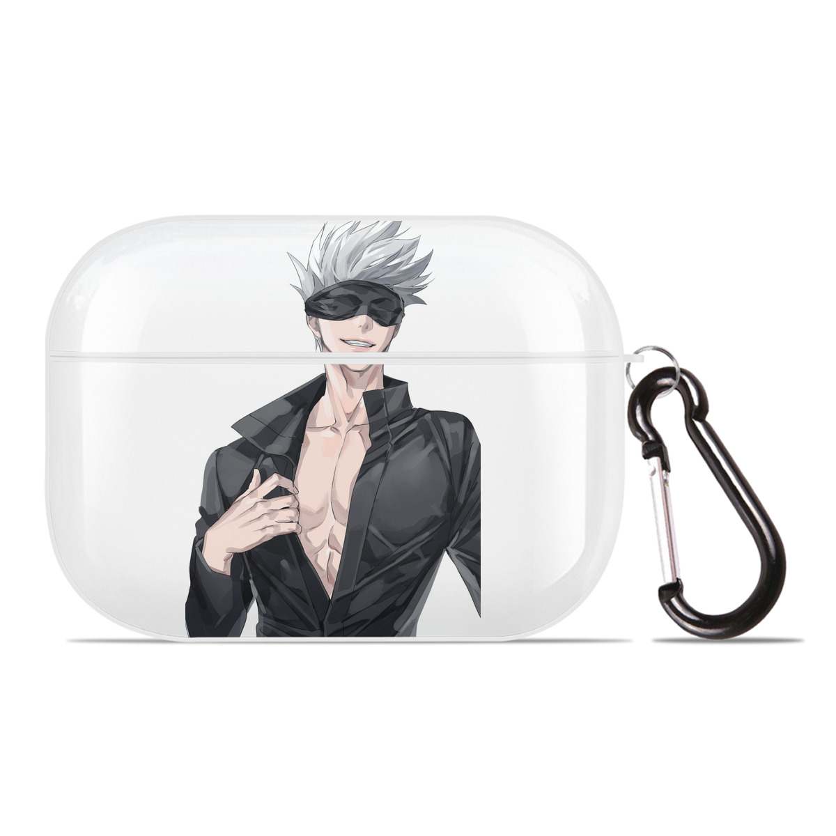 （画像用） 呪術廻戦 Jujutsu Kaisen 【AirPods Pro用】ハードシェル保護ケース 耐衝撃・防指紋・カラビナ付き商品仕様