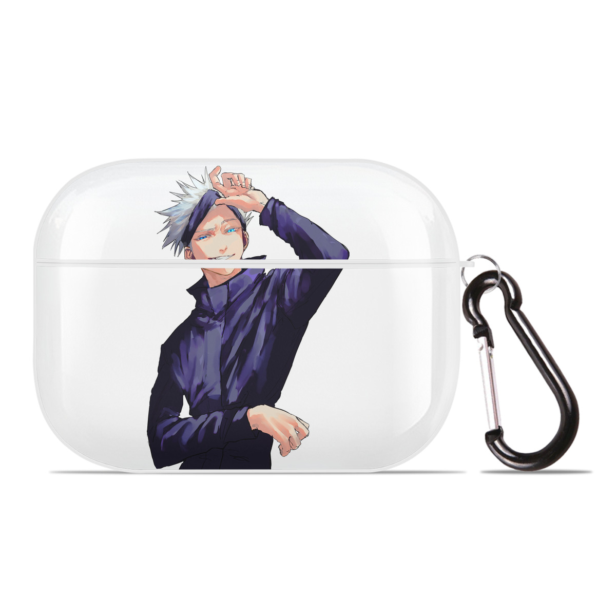 （画像用） 呪術廻戦 Jujutsu Kaisen 【AirPods Pro用】ハードシェル保護ケース 耐衝撃・防指紋・カラビナ付き商品仕様