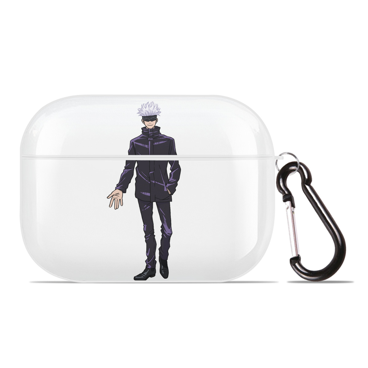 （画像用） 呪術廻戦 Jujutsu Kaisen 【AirPods Pro用】ハードシェル保護ケース 耐衝撃・防指紋・カラビナ付き商品仕様