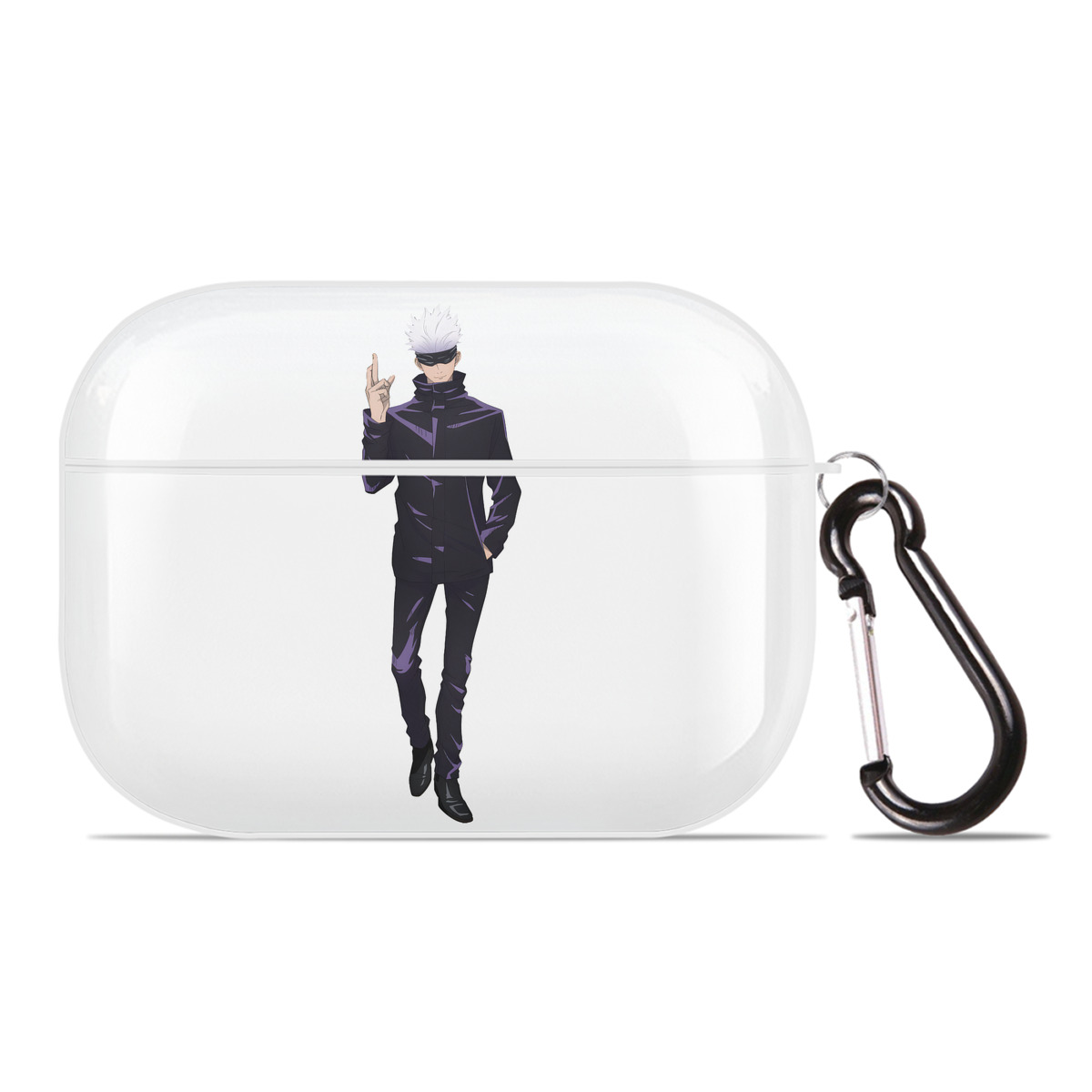 （画像用） 呪術廻戦 Jujutsu Kaisen 【AirPods Pro用】ハードシェル保護ケース 耐衝撃・防指紋・カラビナ付き商品仕様