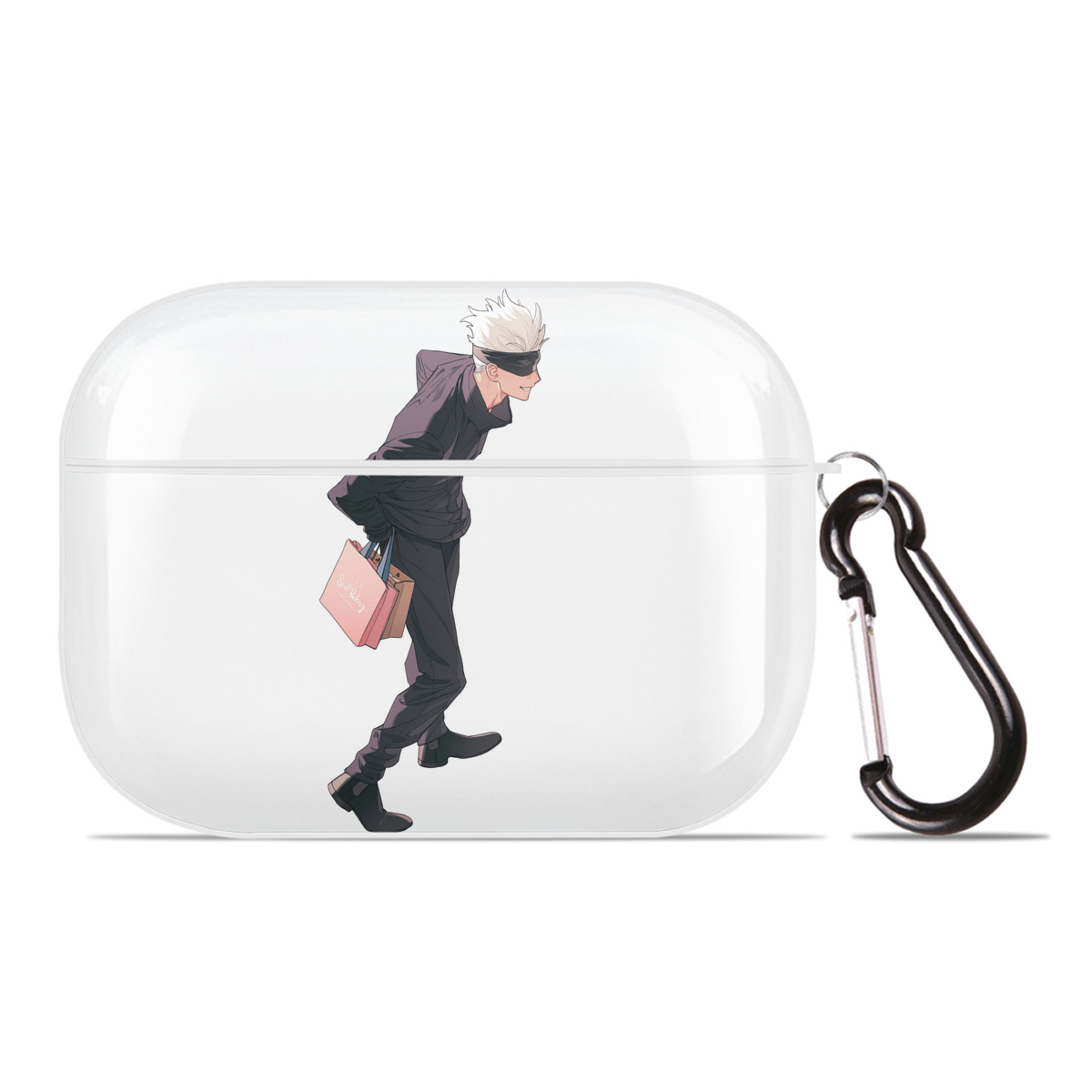 （画像用） 呪術廻戦 Jujutsu Kaisen 【AirPods Pro用】ハードシェル保護ケース 耐衝撃・防指紋・カラビナ付き商品仕様