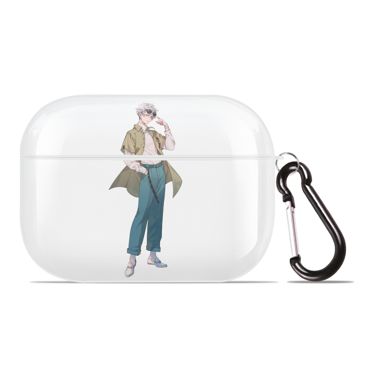 （画像用） 呪術廻戦 Jujutsu Kaisen 【AirPods Pro用】ハードシェル保護ケース 耐衝撃・防指紋・カラビナ付き商品仕様