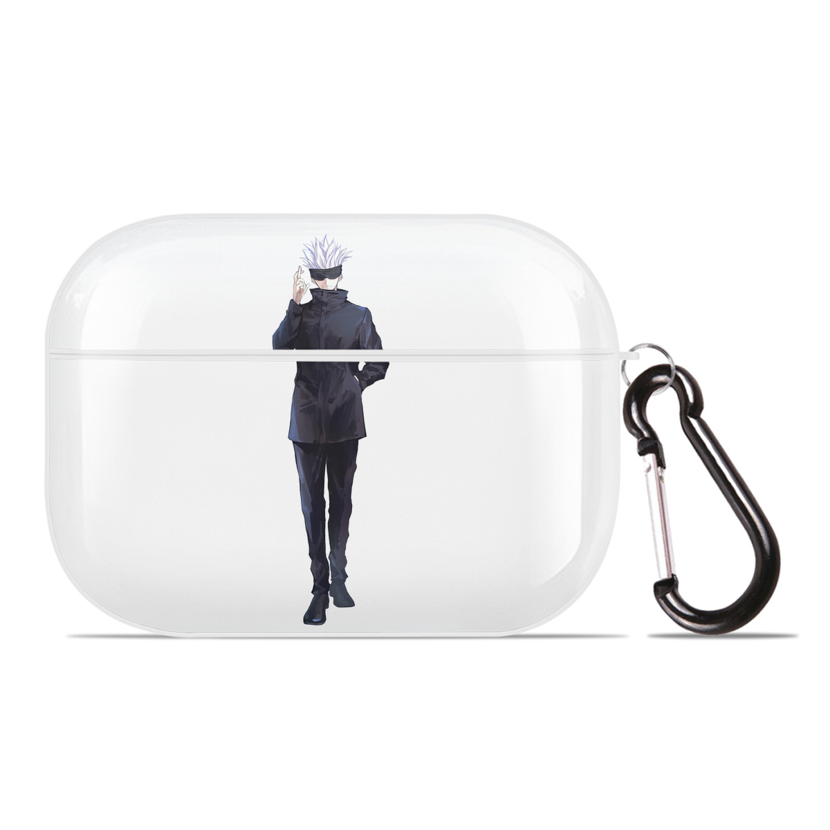 （画像用） 呪術廻戦 Jujutsu Kaisen 【AirPods Pro用】ハードシェル保護ケース 耐衝撃・防指紋・カラビナ付き商品仕様