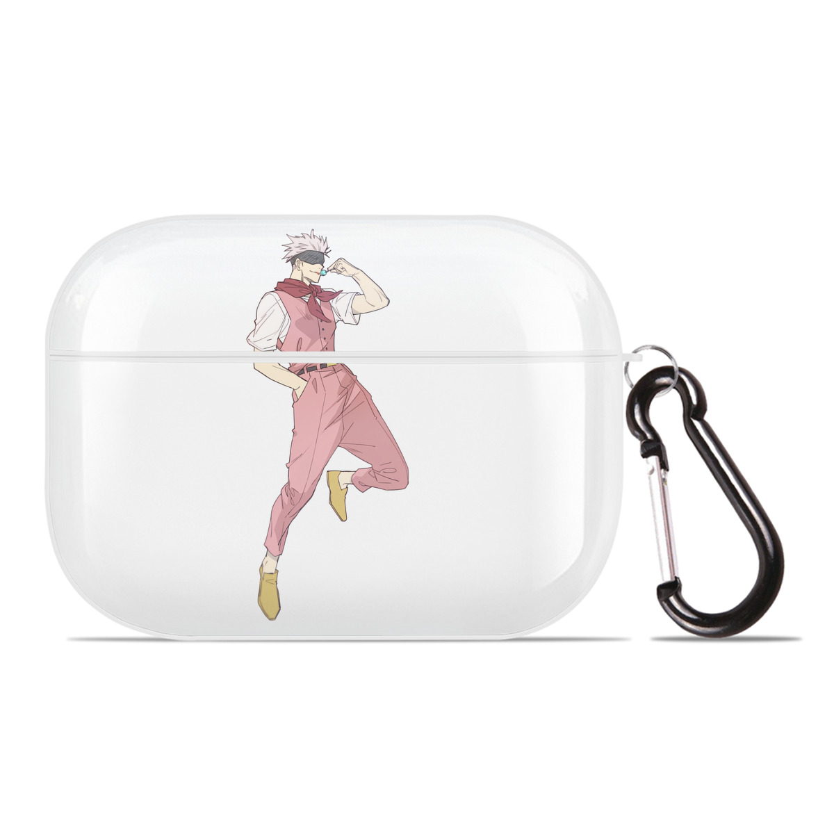 （画像用） 呪術廻戦 Jujutsu Kaisen 【AirPods Pro用】ハードシェル保護ケース 耐衝撃・防指紋・カラビナ付き商品仕様