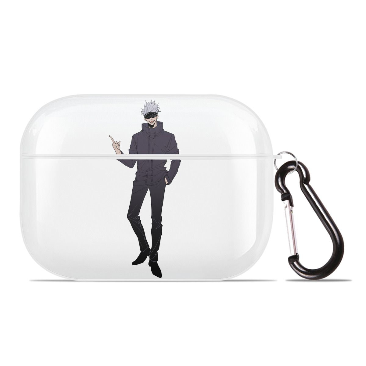 （画像用） 呪術廻戦 Jujutsu Kaisen 【AirPods Pro用】ハードシェル保護ケース 耐衝撃・防指紋・カラビナ付き商品仕様