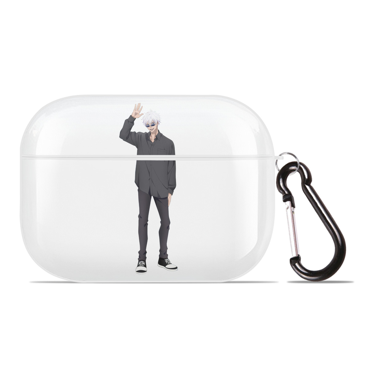 （画像用） 呪術廻戦 Jujutsu Kaisen 【AirPods Pro用】ハードシェル保護ケース 耐衝撃・防指紋・カラビナ付き商品仕様