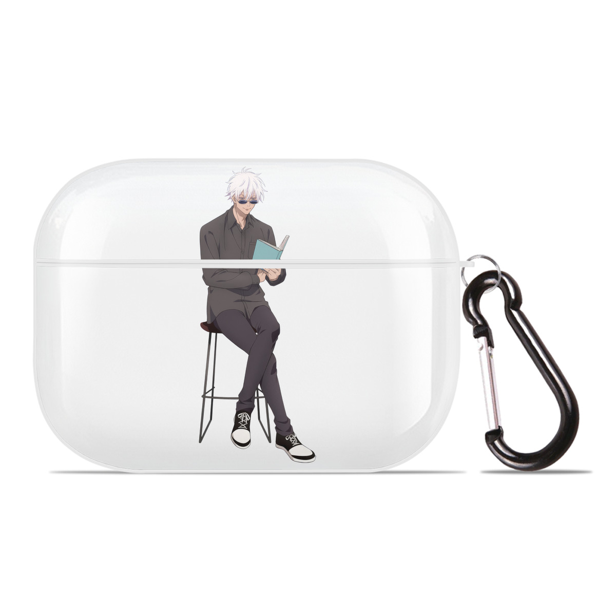 （画像用） 呪術廻戦 Jujutsu Kaisen 【AirPods Pro用】ハードシェル保護ケース 耐衝撃・防指紋・カラビナ付き商品仕様