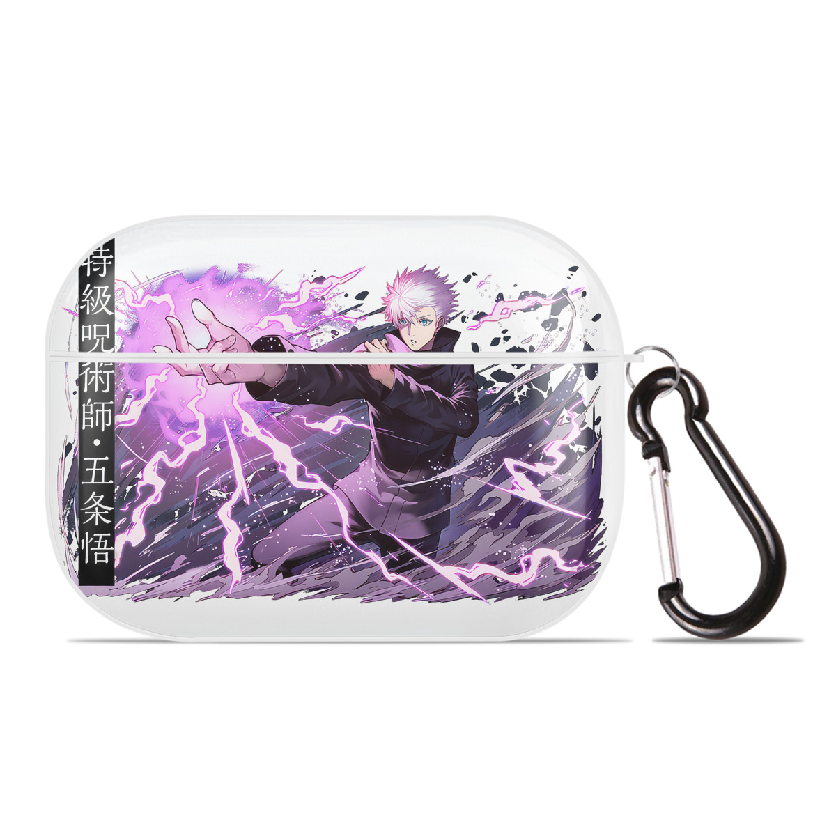 （画像用） 呪術廻戦 Jujutsu Kaisen 【AirPods Pro用】ハードシェル保護ケース 耐衝撃・防指紋・カラビナ付き商品仕様