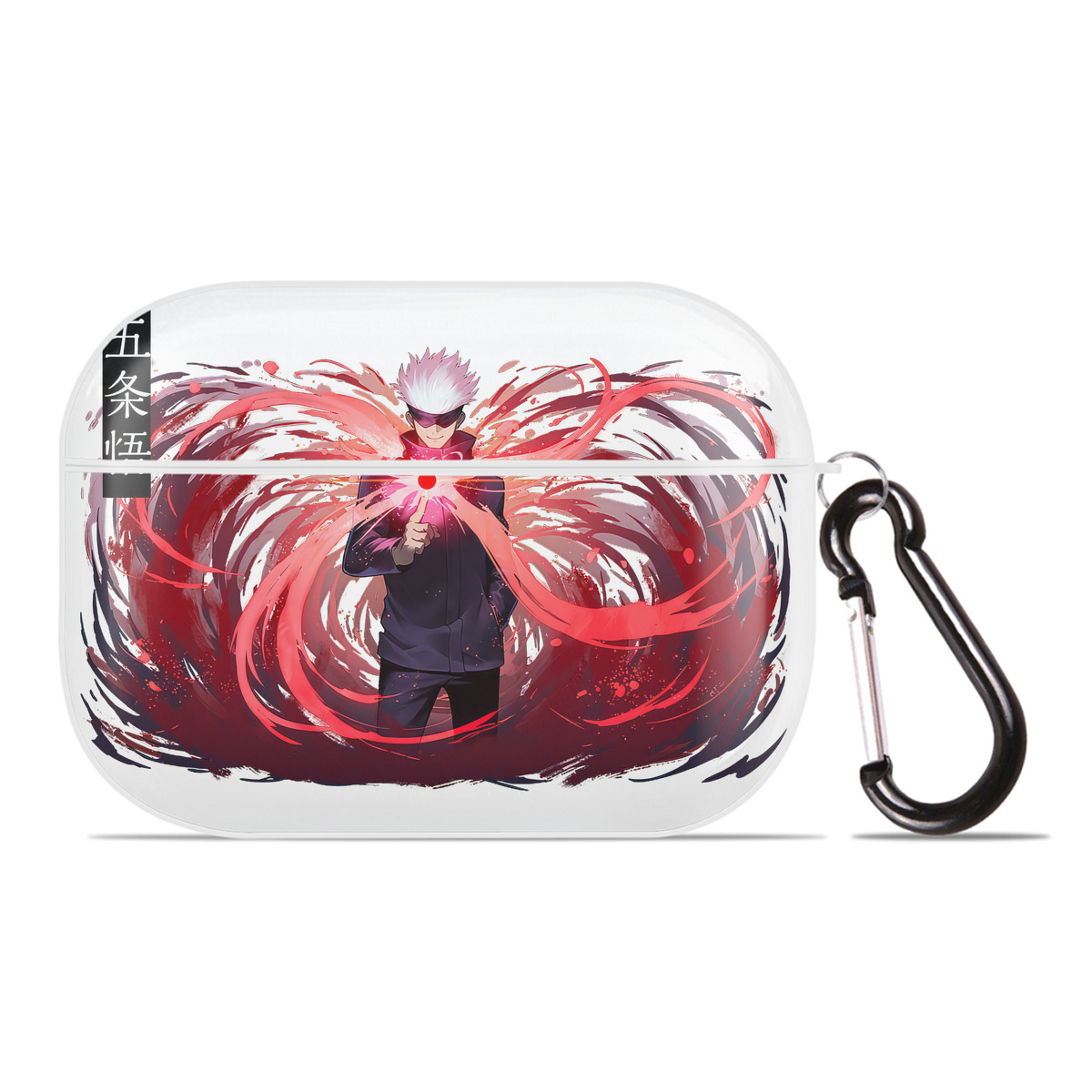 （画像用） 呪術廻戦 Jujutsu Kaisen 【AirPods Pro用】ハードシェル保護ケース 耐衝撃・防指紋・カラビナ付き商品仕様