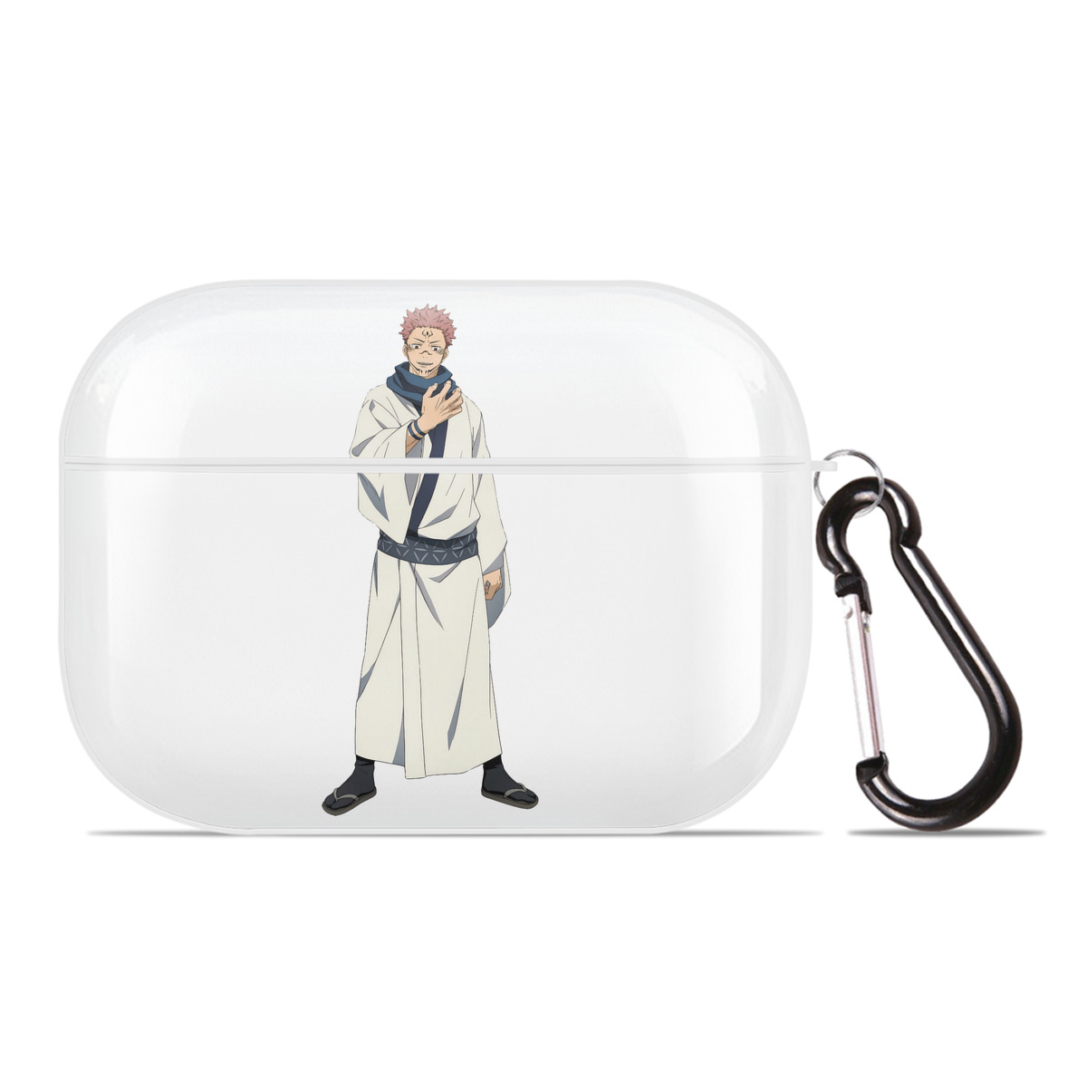 （画像用） 呪術廻戦 Jujutsu Kaisen 【AirPods Pro用】ハードシェル保護ケース 耐衝撃・防指紋・カラビナ付き商品仕様